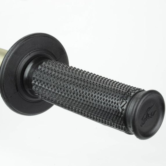 Renthal G198 - RENG198 - Renthal Ultra-Tacky Dual Compound Grips Tapered 1/2 Waffle - Black - Shipped in Europe - Tuningsupply.com