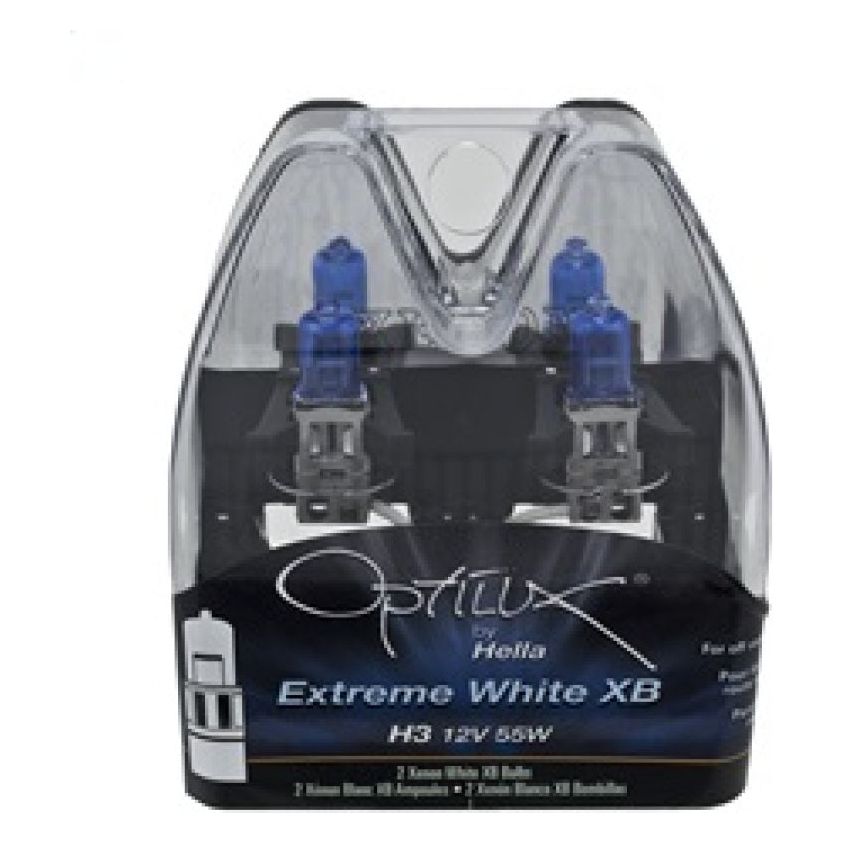 Hella LAH71071312 - HELLAH71071312 - Hella H3 12V 55W Xen White XB Bulb (Pair) - Shipped in Europe - Tuningsupply.com
