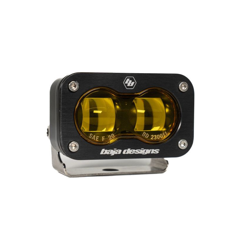 Baja Designs 448179UP - BAJ448179UP - Baja Designs 21-22 Ford Bronco w/Steel Bumper S2 SAE Pro Fog Pocket Light Kit w/Upfitter - Amber - Shipped in Europe - Tuningsupply.com