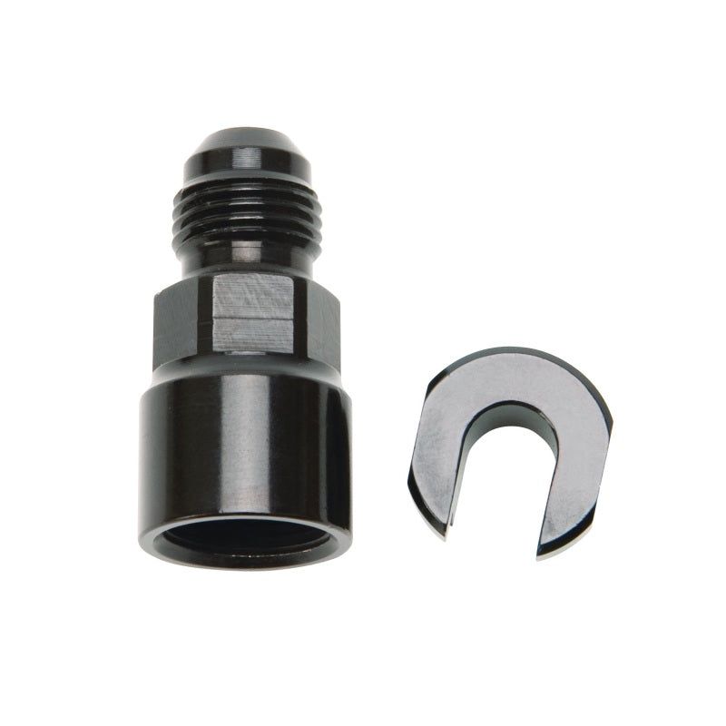 Russell 644113 - RUS644113 - Russell Performance -6 AN Male to 5/16in SAE Quick-Disconnect Female (Black Single) - Shipped in Europe - Tuningsupply.com