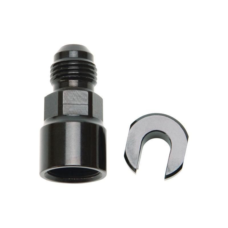 Russell 644113 - RUS644113 - Russell Performance -6 AN Male to 5/16in SAE Quick-Disconnect Female (Black Single) - Shipped in Europe - Tuningsupply.com