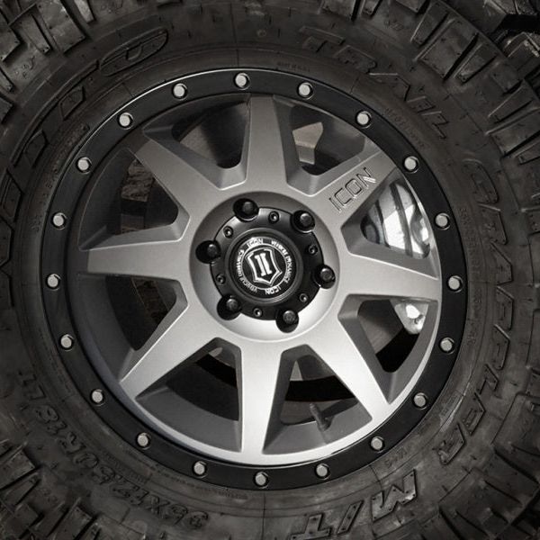 ICON 89121524B - ICO89121524B - ICON Alloys Lug Nut Kit Black - 12x1.5 - 24 Lug Nuts w/ Key - Shipped in Europe - Tuningsupply.com