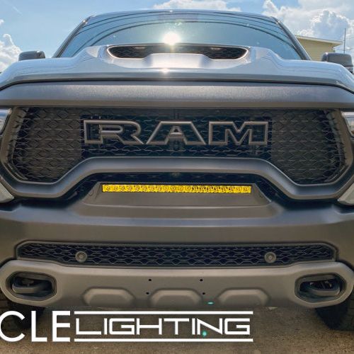 ORACLE Lighting 5885-006 - ORL5885-006 - ORACLE Lighting 19-22 RAM Rebel/TRX Front Bumper Flush LED Light Bar System - Yellow - Shipped in Europe - Tuningsupply.com