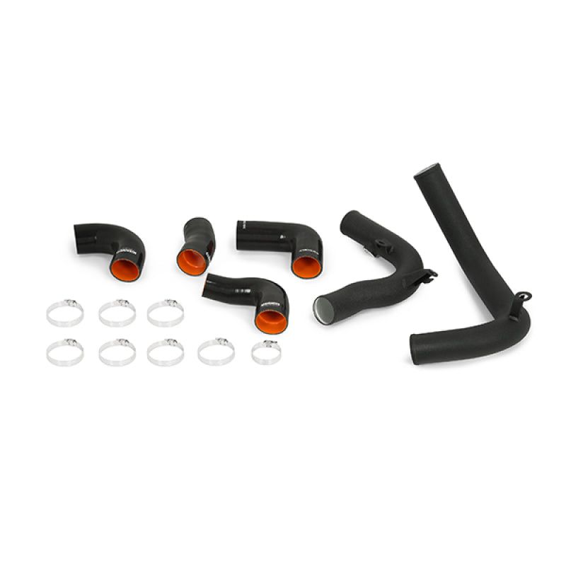 Mishimoto MMICP-MK7-15KWBK - MISMMICP-MK7-15KWBK - Mishimoto 2015+ Volkswagen MK7 GTI / Golf R Intercooler Pipe Kit Wrinkle Black - Shipped in Europe - Tuningsupply.com