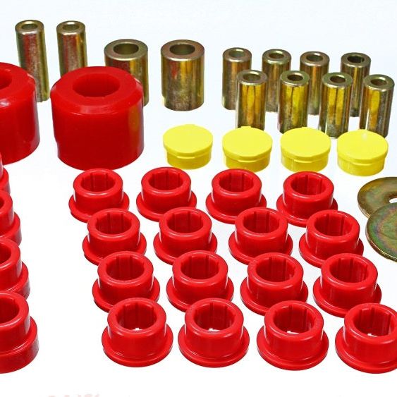 Energy Suspension 3.3196R - ENG3.3196R - Energy Suspension 10 Chevy Camaro Red Rear End Control Arm Bushing Set - Shipped in Europe - Tuningsupply.com