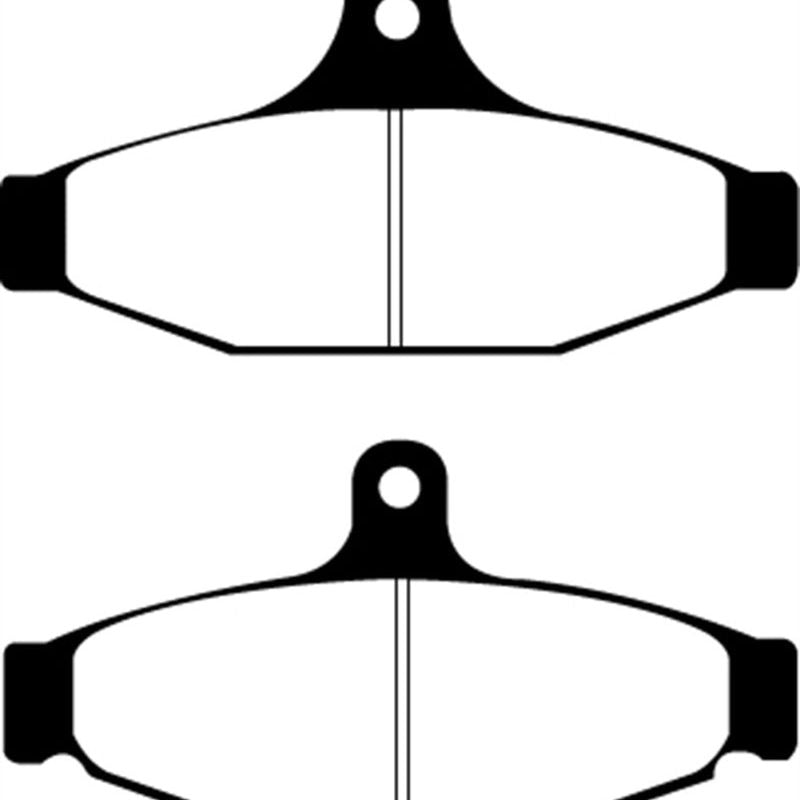 EBC DP41167R - EBCDP41167R - EBC 90-00 Aston Martin Vantage 5.3 (Twin Supercharged)(AP) Yellowstuff Rear Brake Pads - Shipped in Europe - Tuningsupply.com