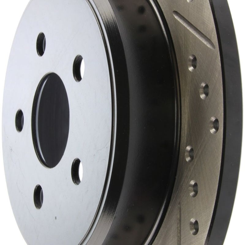 Stoptech 127.63054R - STO127.63054R - StopTech 03-09 Chrysler PT Cruiser Tur / 03-05 Dodge Neon SRT-4 Rear Right Slotted & Drilled Rotor - Shipped in Europe - Tuningsupply.com