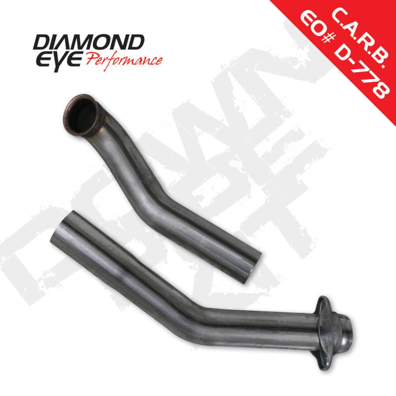 Diamond Eye Performance 162004 - DEP162004 - Diamond Eye KIT 3in Downpipe SS FORD 7.3L 94-97 - Shipped in Europe - Tuningsupply.com