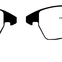 EBC DP31517C - EBCDP31517C - EBC 06-13 Audi A3 2.0 Turbo (Girling rear caliper) Redstuff Front Brake Pads - Shipped in Europe - Tuningsupply.com