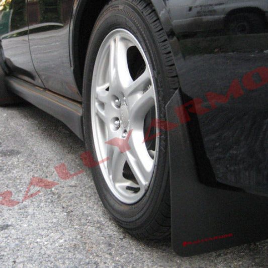 Rally Armor MF1-BAS-RD - RALMF1-BAS-RD - Rally Armor 02-07 Subaru WRX/STI/RS/2.5i (Wagons Req. Mod.) Basic Black Mud Flap w/Red Logo - Shipped in Europe - Tuningsupply.com