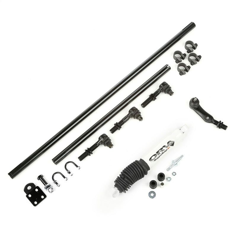 Rugged Ridge 18050.88 - RUG18050.88 - Rugged Ridge HD Steering Kit W/ Damper 84-06 Jeep XJ ZJ TJ - Shipped in Europe - Tuningsupply.com