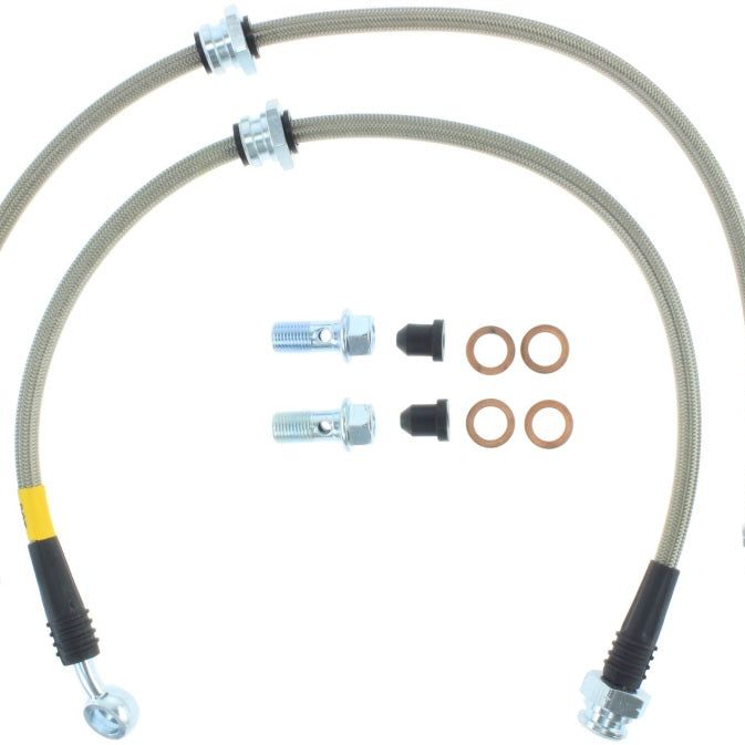 Stoptech 950.42007 - STO950.42007 - StopTech 00-06 Nissan Sentra Stainless Steel Front Brake Lines - Shipped in Europe - Tuningsupply.com