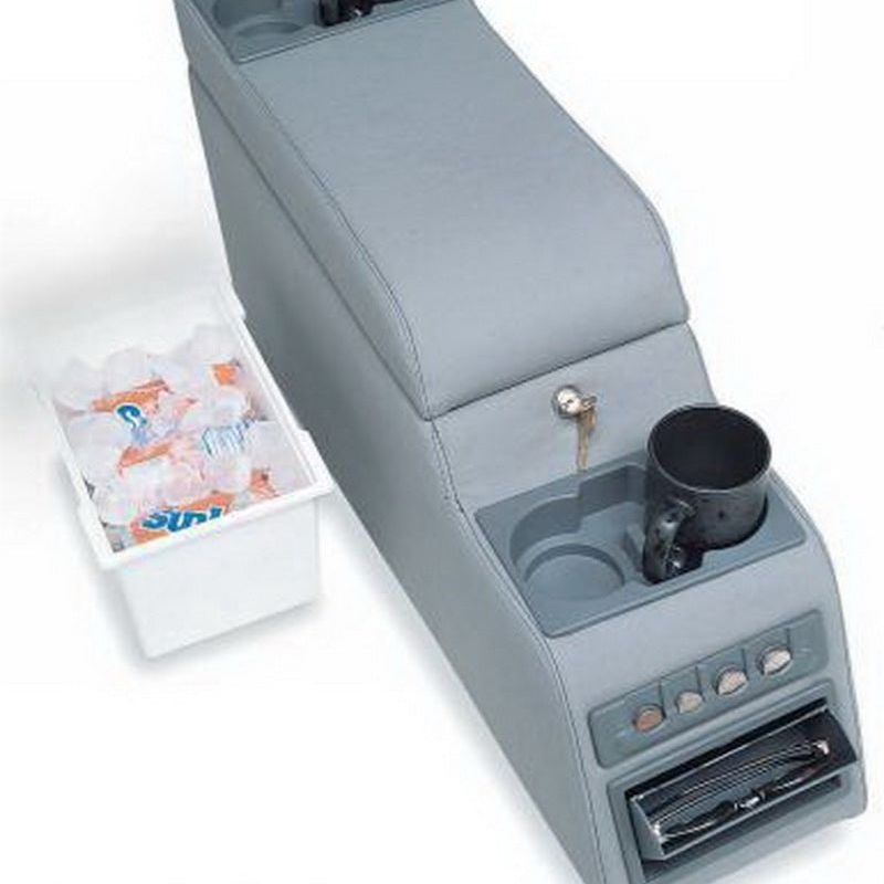 Rampage 31511 - RAM31511 - Rampage 1976-1983 Jeep CJ5 Locking Center Console - Grey - Shipped in Europe - Tuningsupply.com