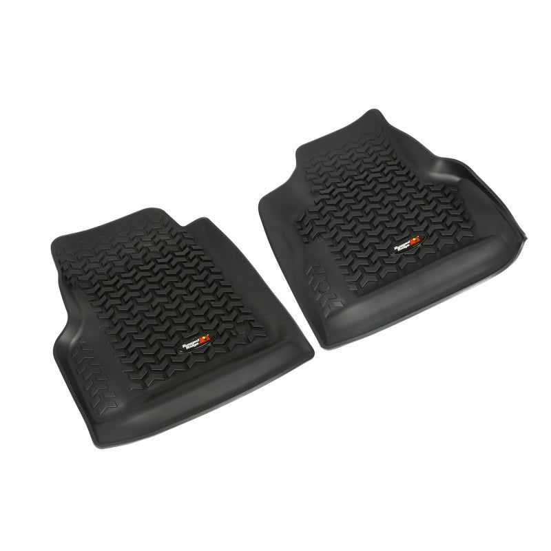 Rugged Ridge 12920.11 - RUG12920.11 - Rugged Ridge Floor Liner Front Black 1997-2006 Jeep Wrangler TJ / LJ - Shipped in Europe - Tuningsupply.com