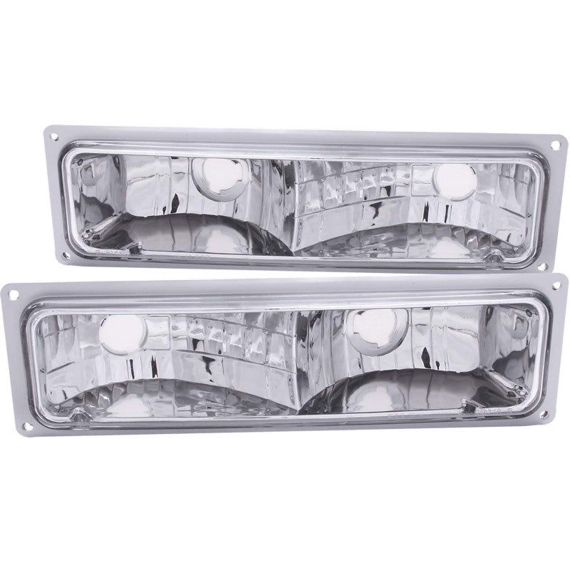 ANZO 511032 - ANZ511032 - ANZO 1988-1998 Chevrolet C1500 Euro Parking Lights Chrome - Shipped in Europe - Tuningsupply.com