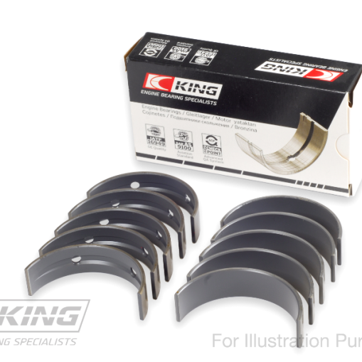 King Engine Bearings GMB5442MC - KINGMB5442MC - King 07-09 Mazdaspeed 3 L3-VDT MZR DISI (t) Duratec High Performance Main Bearing Set - Size STD - Shipped in Europe - Tuningsupply.com
