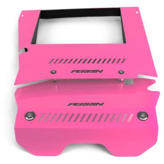 Perrin Performance PSP-ENG-165HP - PERPSP-ENG-165HP - PERRIN 15-21 Subaru WRX Engine Cover Kit (Intercooler & Pulley Covers Incl.) - Hyper Pink - Shipped in Europe - Tuningsupply.com