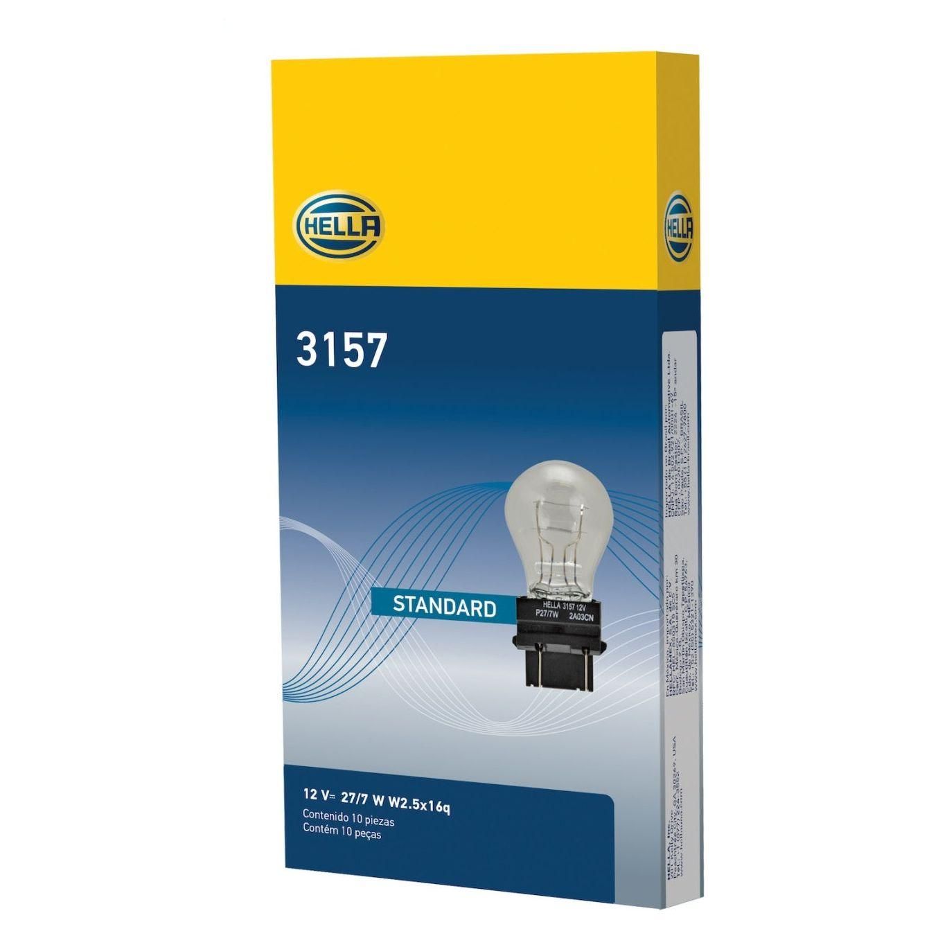 Hella LA3157 - HELLA3157 - Hella Bulb 3157 12V 27/7W W2.5x16q S8 - Shipped in Europe - Tuningsupply.com