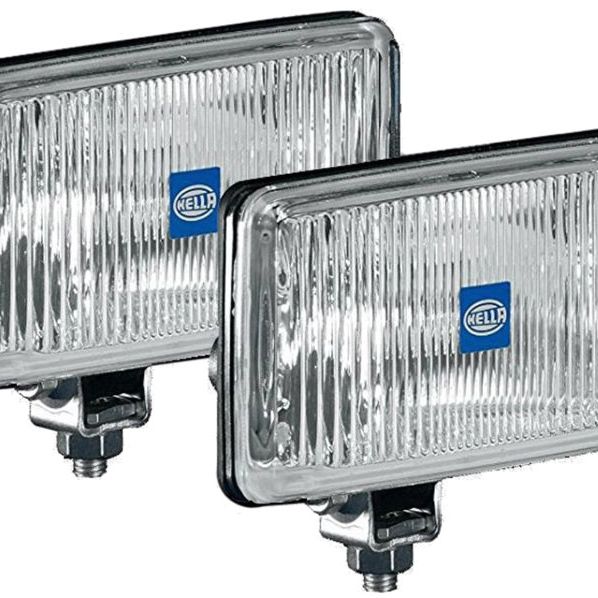 Hella LA005860601 - HELLA005860601 - Hella 450 H3 12V SAE/ECE Fog Lamp Kit Clear - Rectangle (Includes 2 Lamps) - Shipped in Europe - Tuningsupply.com