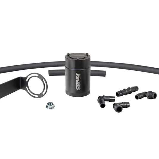 CORSA Performance CC0013 - CORCC0013 - Corsa2011-2023 Dodge Challenger/Charger 2018-2023 Dodge Durango 6.4L Aluminum Oil Catch Can - Shipped in Europe - Tuningsupply.com