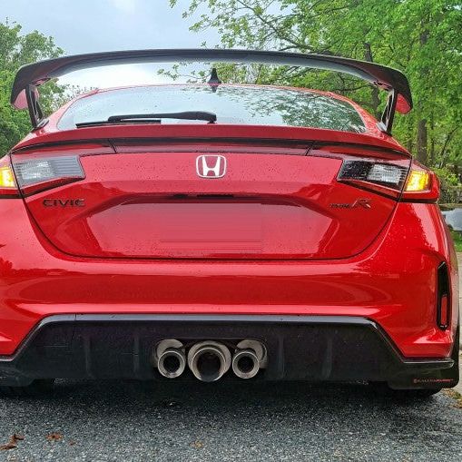 Rally Armor MF97-UR-BLK-NB - RALMF97-UR-BLK-NB - Rally Armor 23-25 Honda Civic Type R Black Mud Flap Light Blue Logo - Shipped in Europe - Tuningsupply.com