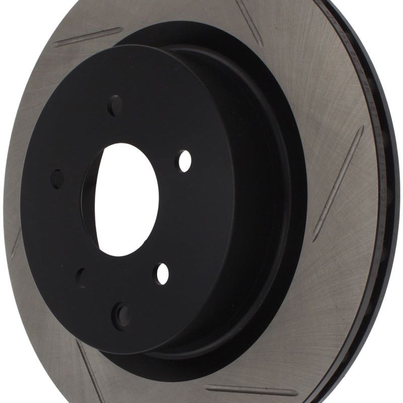 Stoptech 126.42079SL - STO126.42079SL - StopTech Power Slot 03-07 350z/ 03-04 G35 w/ Brembo SportStop Slotted Rear Left Rotor - Shipped in Europe - Tuningsupply.com