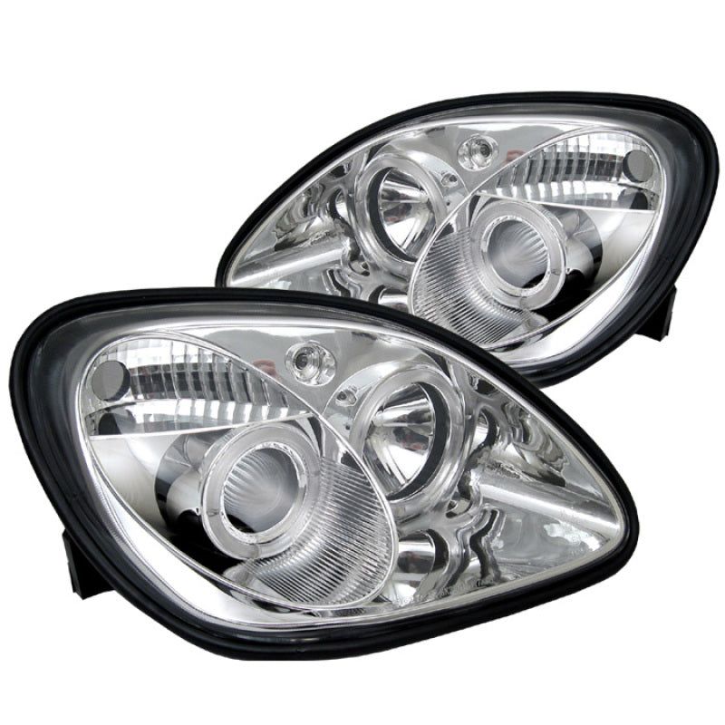 SPYDER 5011206 - SPY5011206 - Spyder Mercedes Benz SLK 98-04 Projector Halogen Model- LED Halo Chrm PRO-YD-MBSLK98-1PC-HL-C - Shipped in Europe - Tuningsupply.com