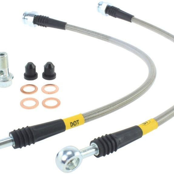 Stoptech 950.45008 - STO950.45008 - StopTech Mazda Miata NA 1.6 Stainless Steel Front Brake Lines - Shipped in Europe - Tuningsupply.com