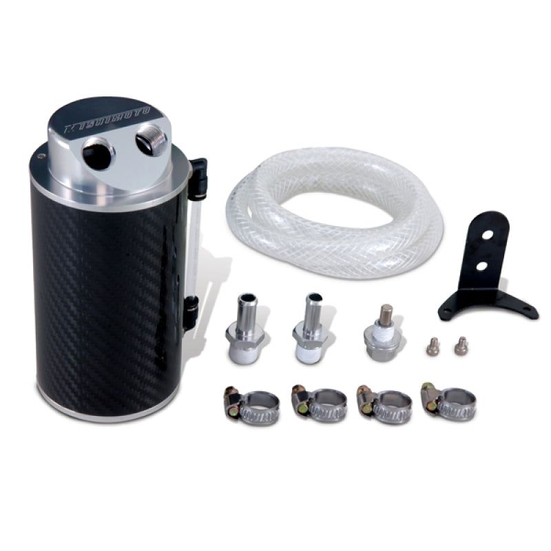 Mishimoto MMOCC-CF - MISMMOCC-CF - Mishimoto Carbon Fiber Oil Catch Can 10mm Fittings - Shipped in Europe - Tuningsupply.com