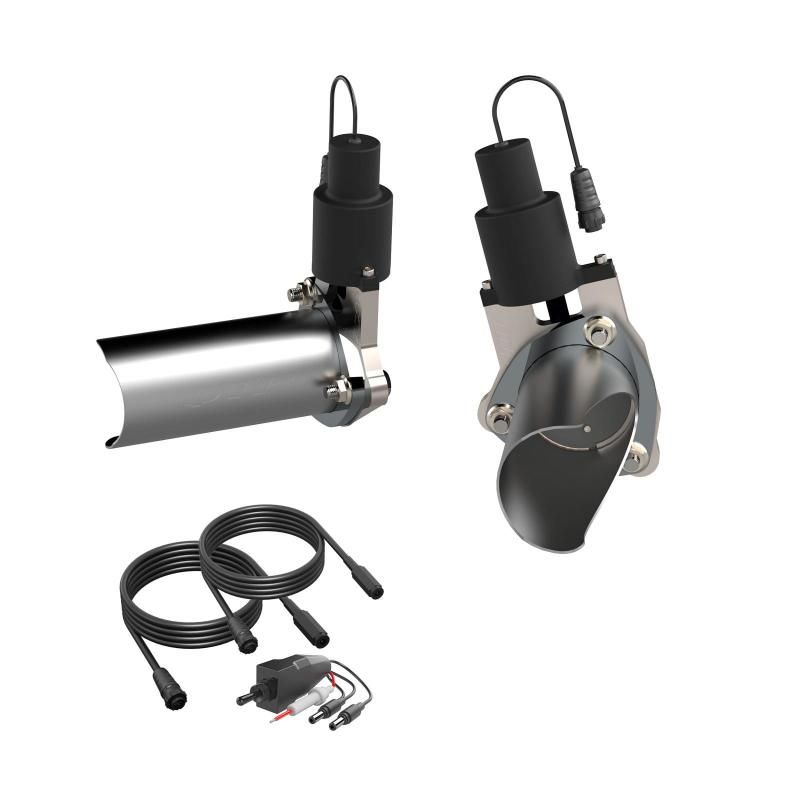 QTP 500116 - QTP500116 - 2016-2024 Chevrolet Camaro SS QTP Aggressor Cutout Pipes - Shipped in Europe - Tuningsupply.com