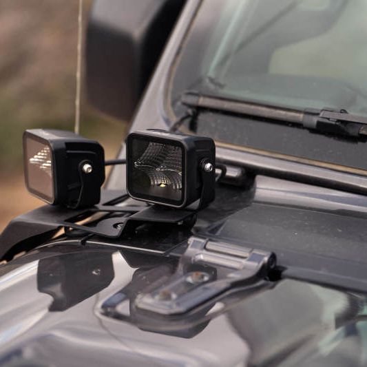 DV8 Offroad LBJL-04 - DVELBJL-04 - DV8 Offroad 18-22 Jeep Gladiator JT Cowl Light Bar Bracket - Shipped in Europe - Tuningsupply.com