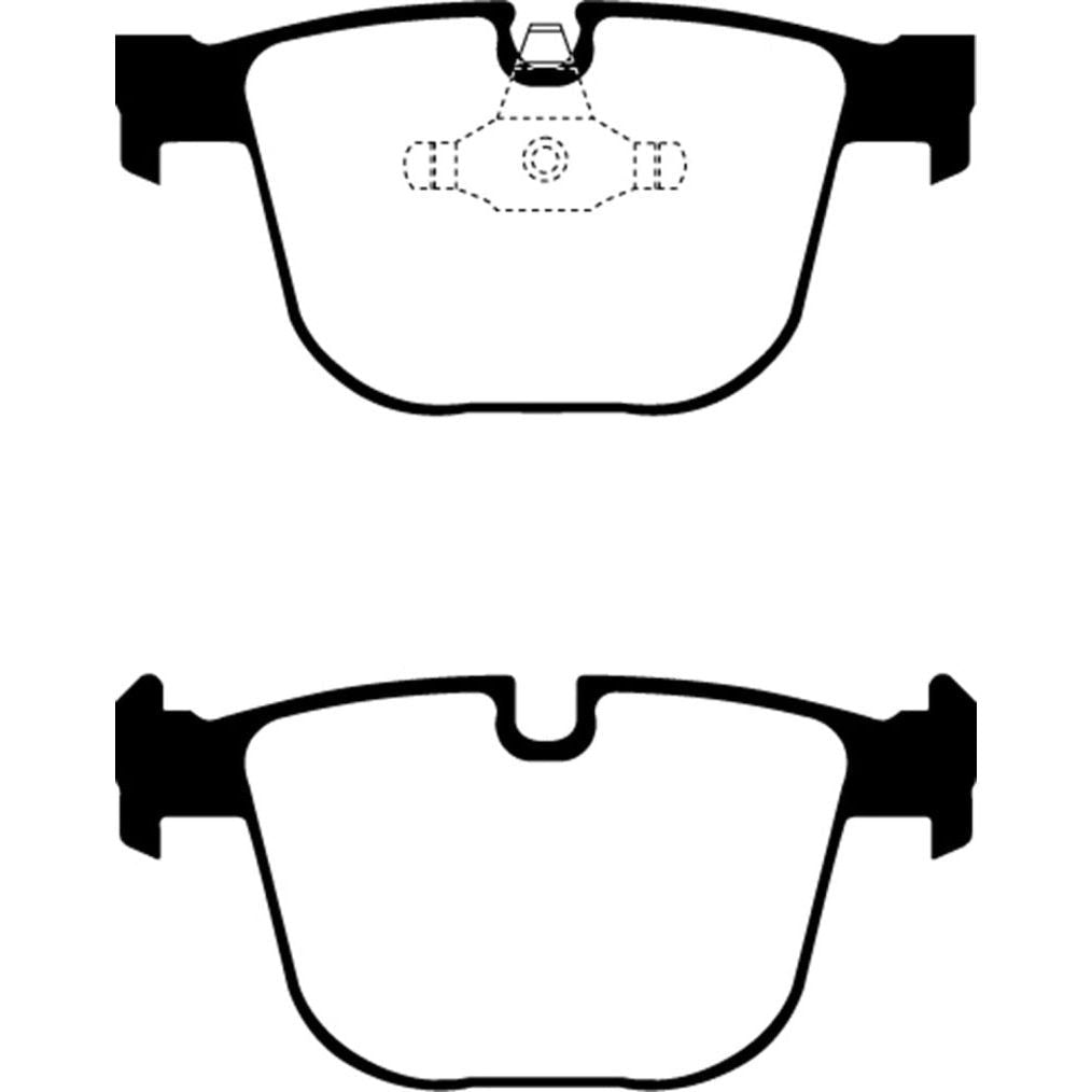 EBC DP31451C - EBCDP31451C - EBC 08-10 BMW M3 4.0 (E90) Redstuff Rear Brake Pads - Shipped in Europe - Tuningsupply.com
