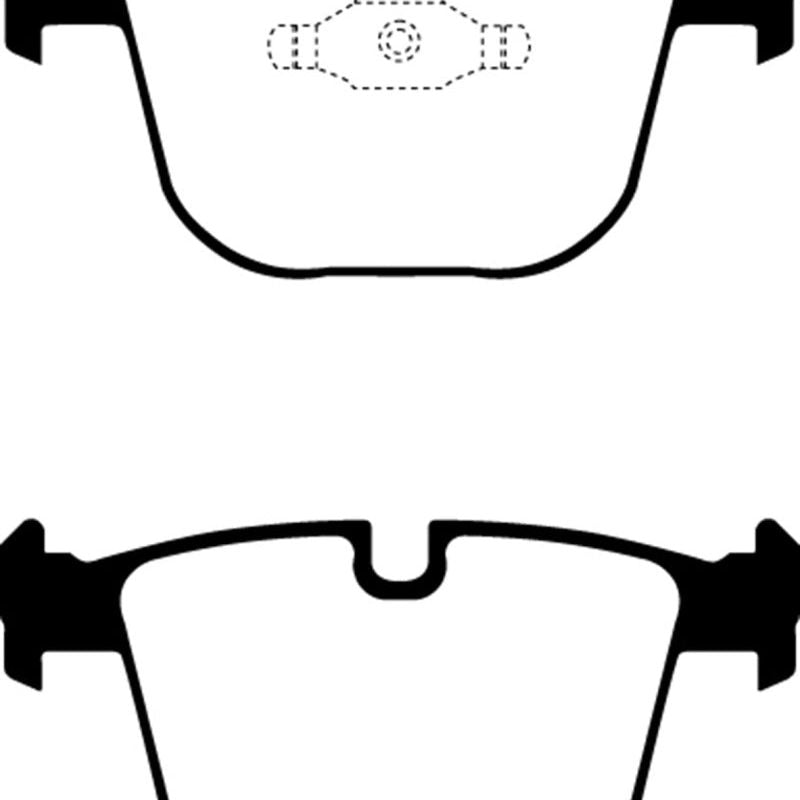 EBC DP41451R - EBCDP41451R - EBC 08-10 BMW M3 4.0 (E90) Yellowstuff Rear Brake Pads - Shipped in Europe - Tuningsupply.com