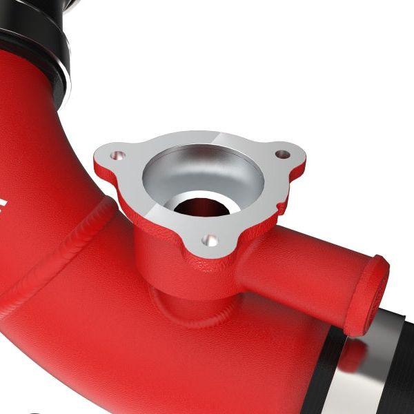 aFe 46-20558-R - AFE46-20558-R - aFe 2022 Toyota Land Cruiser (J300) V6-3.5L (tt) BladeRunner 2.5in Aluminum Hot Charge Pipe - Red - Shipped in Europe - Tuningsupply.com