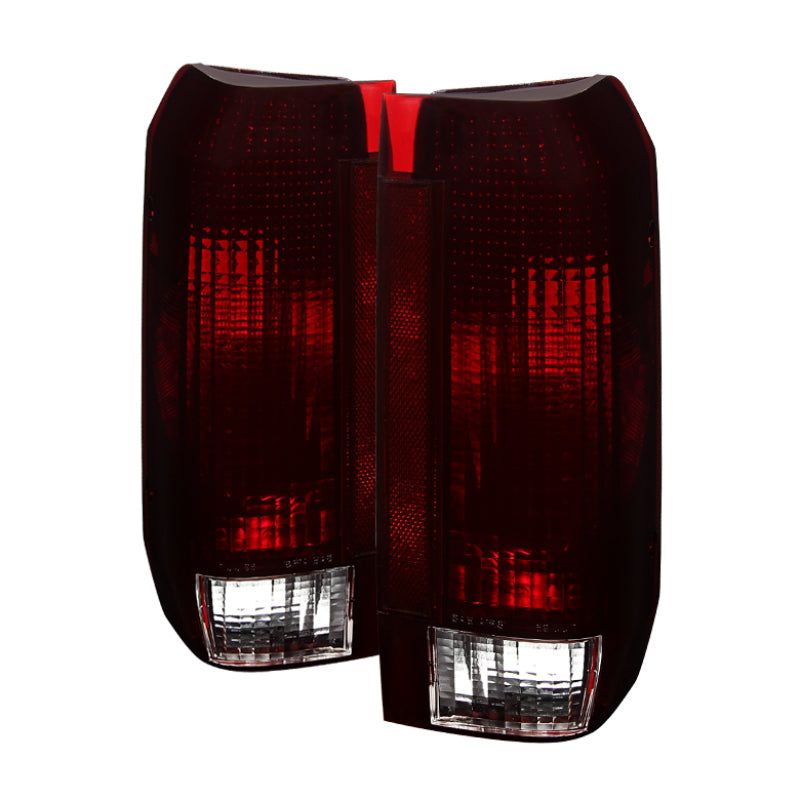 SPYDER 9030567 - SPY9030567 - xTune Ford Bronco F150 F250 F350 F450 92-96 OE Style Tail Lights Red Smoked ALT-JH-FB92-OE-RSM - Shipped in Europe - Tuningsupply.com
