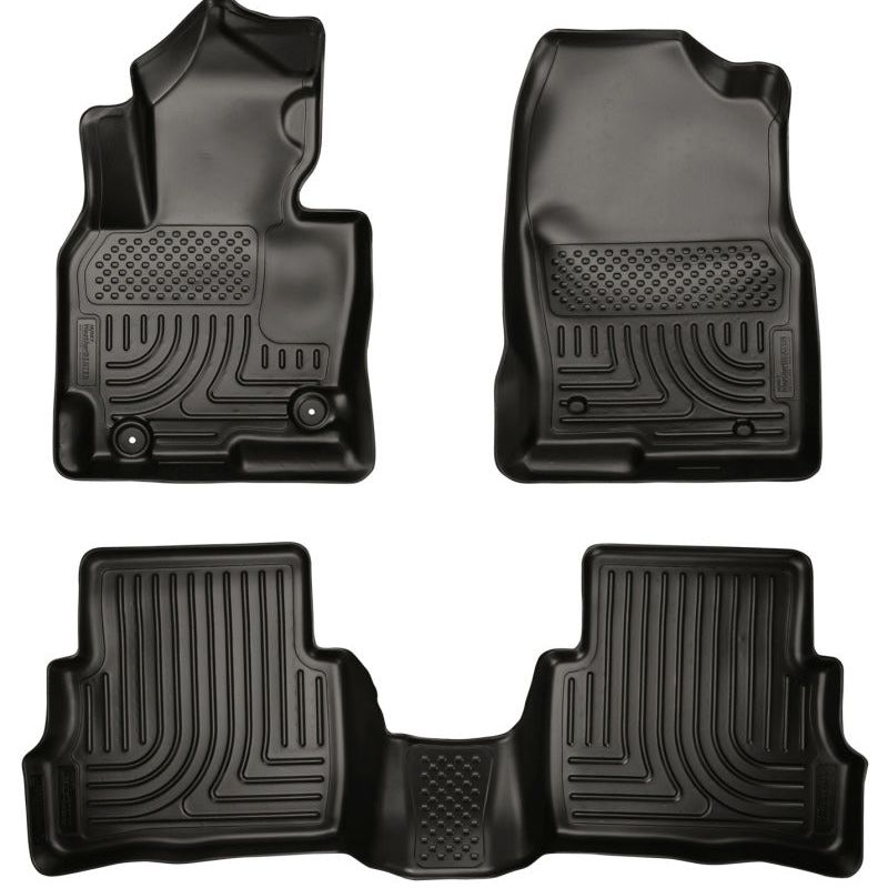 Husky Liners 99731 - HSL99731 - Husky Liners 2013 Mazda CX-5 WeatherBeater Combo Black Floor Liners - Shipped in Europe - Tuningsupply.com