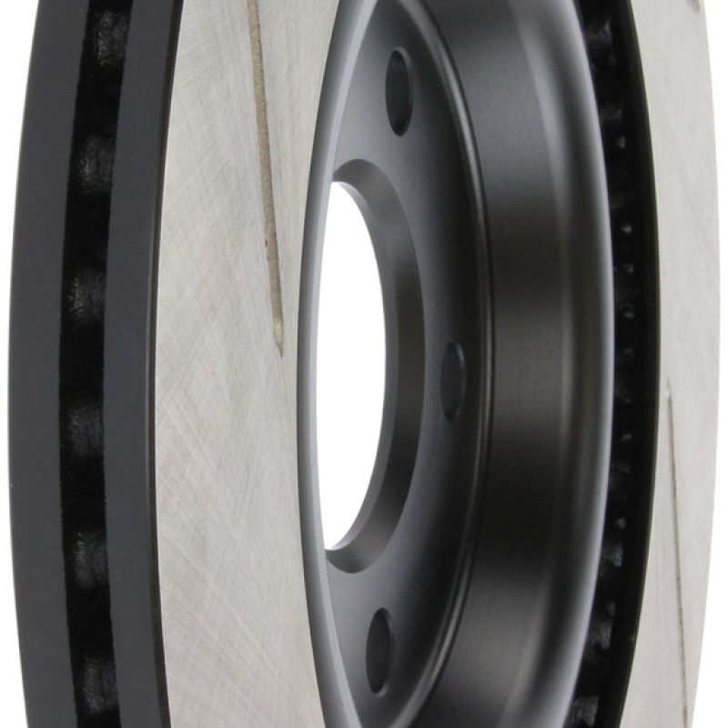 Stoptech 126.33137SL - STO126.33137SL - StopTech Power Slot 12-13 Audi A6 Quattro/11-12 A7 Quattro / 10-13 S4 Rear Left Slotted Rotor - Shipped in Europe - Tuningsupply.com