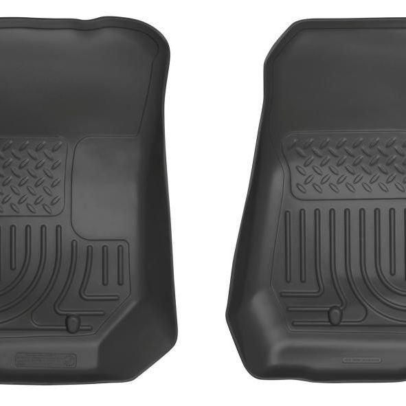 Husky Liners 18021 - HSL18021 - Husky Liners 07-12 Jeep Wrangler WeatherBeater Black Floor Liners - Shipped in Europe - Tuningsupply.com