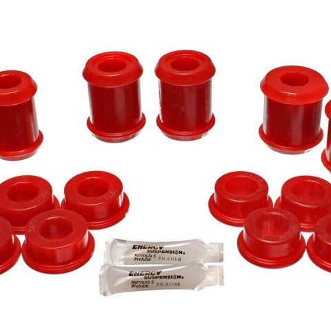 Energy Suspension 3.3177R - ENG3.3177R - Energy Suspension 04-09 Cadillac XLR/XLR-V / 97-12 Corvette Red Rear End C/A Bushing Set - Shipped in Europe - Tuningsupply.com