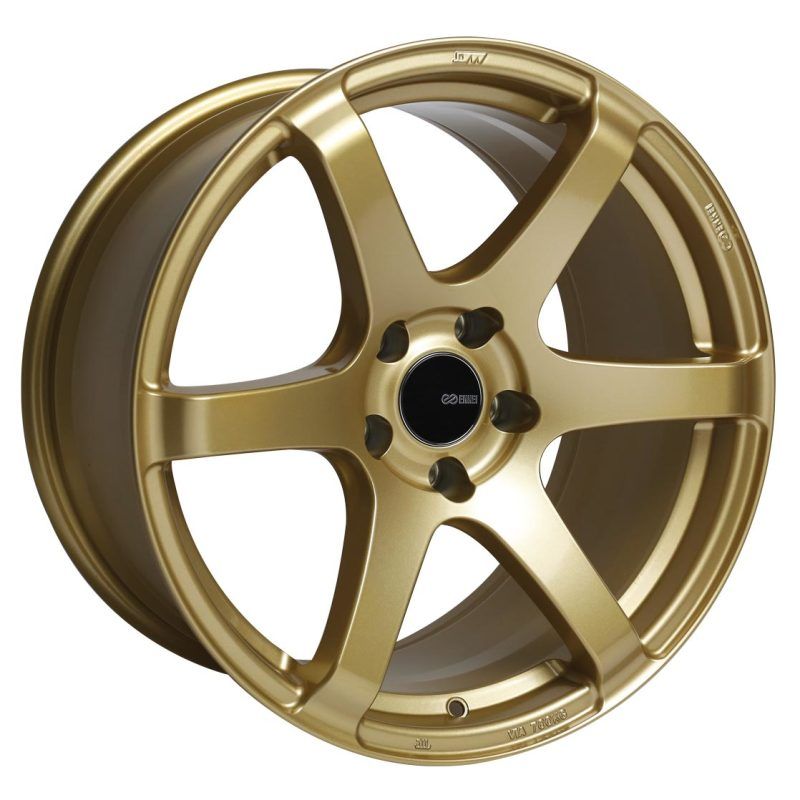 Enkei 485-780-8045GG - ENK485-780-8045GG - Enkei T6S 17x8 45mm Offset 5x100 Bolt Pattern 72.6 Bore Gold Wheel - Shipped in Europe - Tuningsupply.com