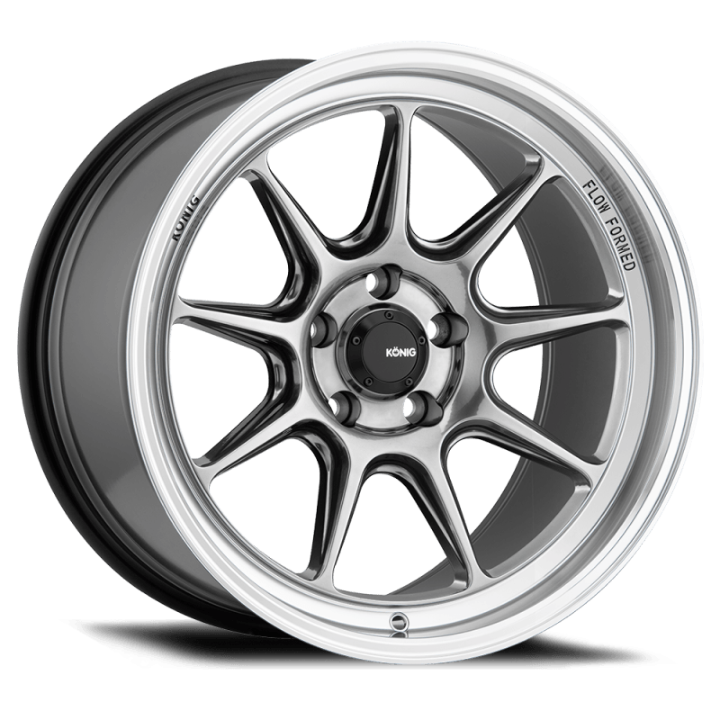 Konig CT9510035C - KNGCT9510035C - Konig Countergram 15x9 4x100 ET35 Hyper Chrome / Machined Lip - Shipped in Europe - Tuningsupply.com