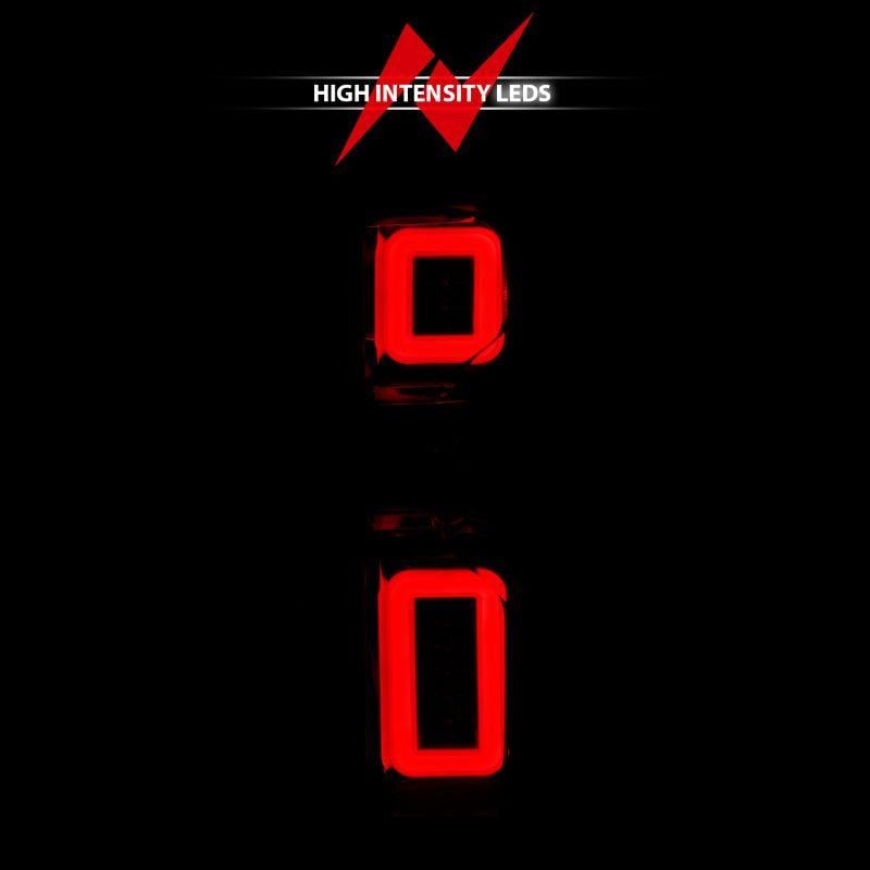 ANZO 311416 - ANZ311416 - ANZO 19-21 Chevy Silverado Full LED Taillights Chrome Housing Red/Clear Lens G2 (w/C light Bars) - Shipped in Europe - Tuningsupply.com