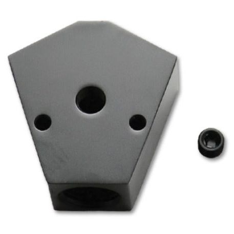 Vibrant 10822 - VIB10822 - Vibrant Billet Aluminum Y-Block Fitting with 1/8in NPT Port - 1/2in NPT x 1/2in NPT x 1/2in NPT - Shipped in Europe - Tuningsupply.com