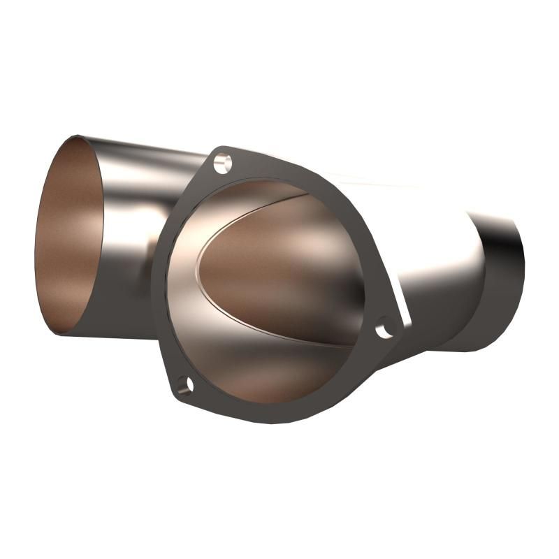 QTP 10400 - QTP10400 - QTP 4in Weld-On QTEC Exhaust Cutout Y-Pipe - Shipped in Europe - Tuningsupply.com