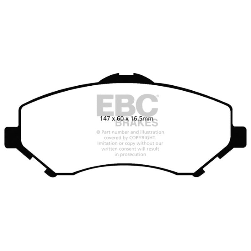 EBC UD1273 - EBCUD1273 - EBC 08-11 Chrysler Town & Country 3.3 Ultimax2 Front Brake Pads - Shipped in Europe - Tuningsupply.com