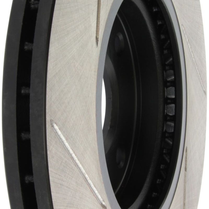 Stoptech 126.61110SL - STO126.61110SL - StopTech 2014 Ford Fiesta Left Front Disc Slotted Brake Rotor - Shipped in Europe - Tuningsupply.com