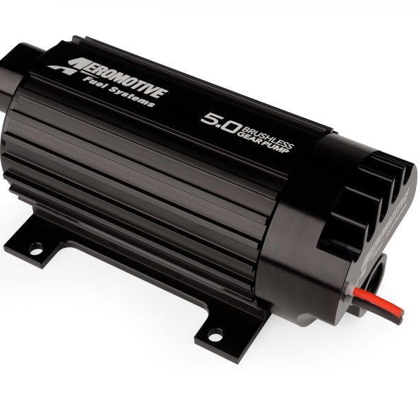 Aeromotive 11186 - AER11186 - Aeromotive 5.0 Brushless Spur Gear External Fuel Pump - In-Line - 5gpm - Shipped in Europe - Tuningsupply.com