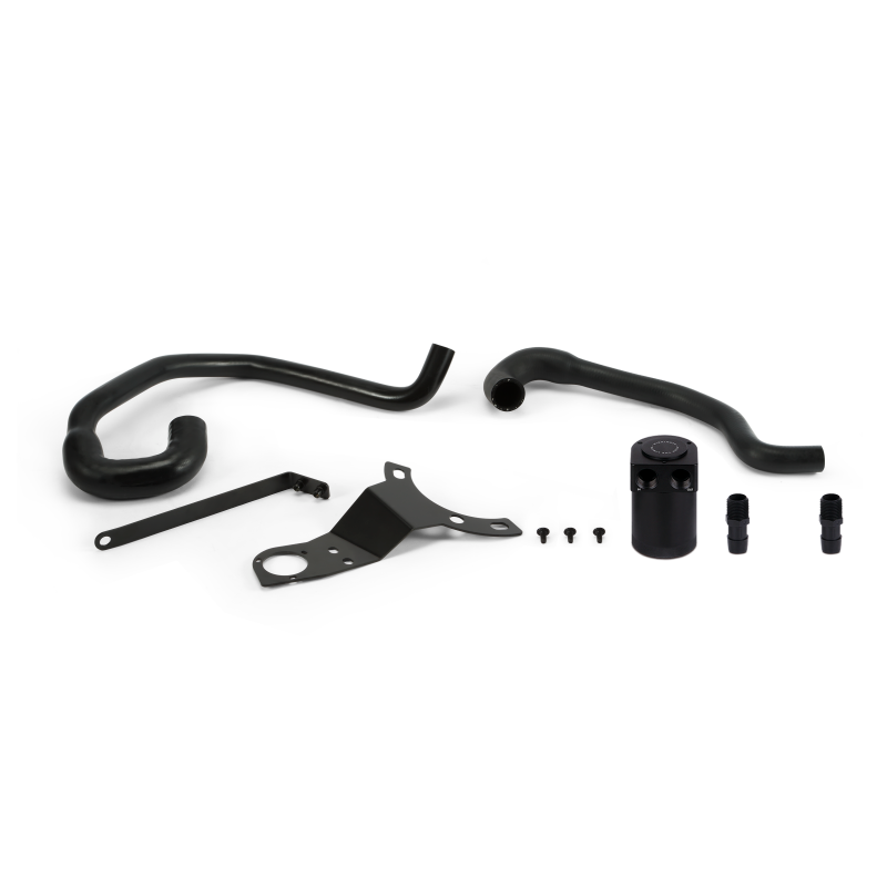 Mishimoto MMBCC-N20N26-12CBE2 - MISMMBCC-N20N26-12CBE2 - Mishimoto 11-17 BMW N20/N26 Baffled Oil Catch Can Kit - Black - Shipped in Europe - Tuningsupply.com