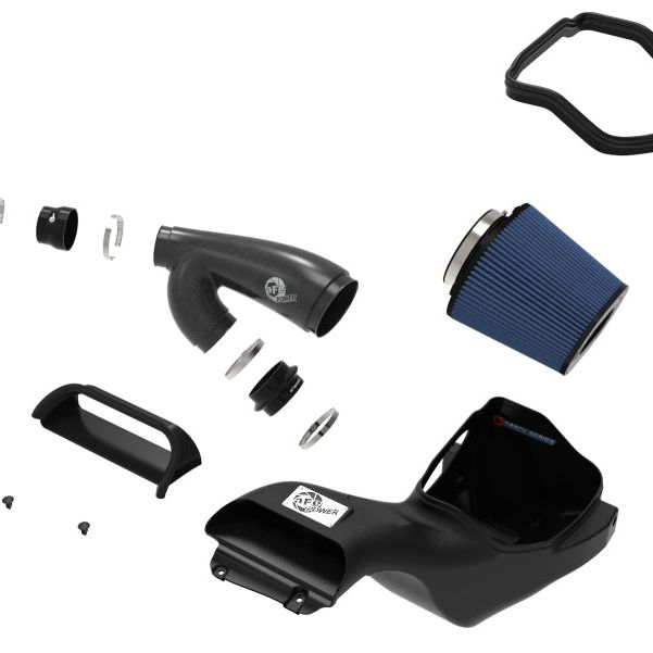 aFe 57-10010R - AFE57-10010R - aFe 17-20 Ford F-150/Raptor Track Series Carbon Fiber Cold Air Intake System With Pro 5R Filters - Shipped in Europe - Tuningsupply.com