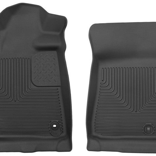 Husky Liners 53711 - HSL53711 - Husky Liners 12-14 Toyota Tundra Pickup(Crew / Ext / Std Cab) X-Act Contour Black Front Floor Liners - Shipped in Europe - Tuningsupply.com